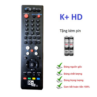 ĐIỀU KHIỂN ĐẦU THU K+HD - Hàng tốt, Remote đầu kỹ thuật số K+