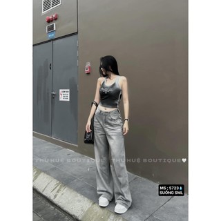 QUẦN JEANS ỐNG RỘNG