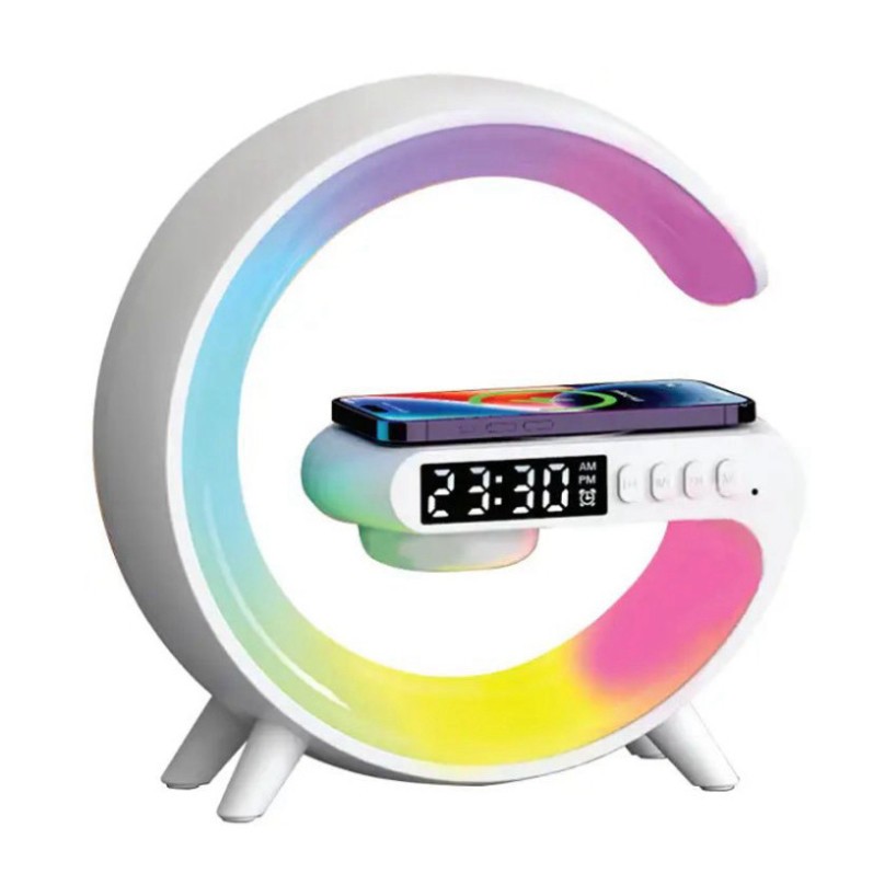 Loa Bluetooth Mini G63 Led GRB, Loa chữ G tích hợp đồng hồ (Không sạc được điện thoại)