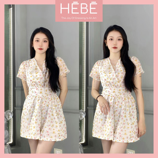 Set bộ nữ Jenca Jum họa tiết hoa thiết kế trẻ trung tôn dáng, Bộ đồ nữ thời trang chất voan cao cấp hai lớp mềm mại HEBE