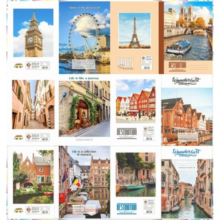10 quyển vở Thành Phố 100 trang, vở học sinh Quang Huy cute mẫu mới, tập Vở Kẻ Ngang Giá Rẻ, giấy trắng tự nhiên cao cấp