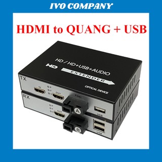 Cặp Converter Quang HDMI và USB 1080P
