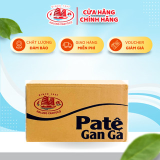 Một thùng pate gan gà 90g - đồ hộp hạ long