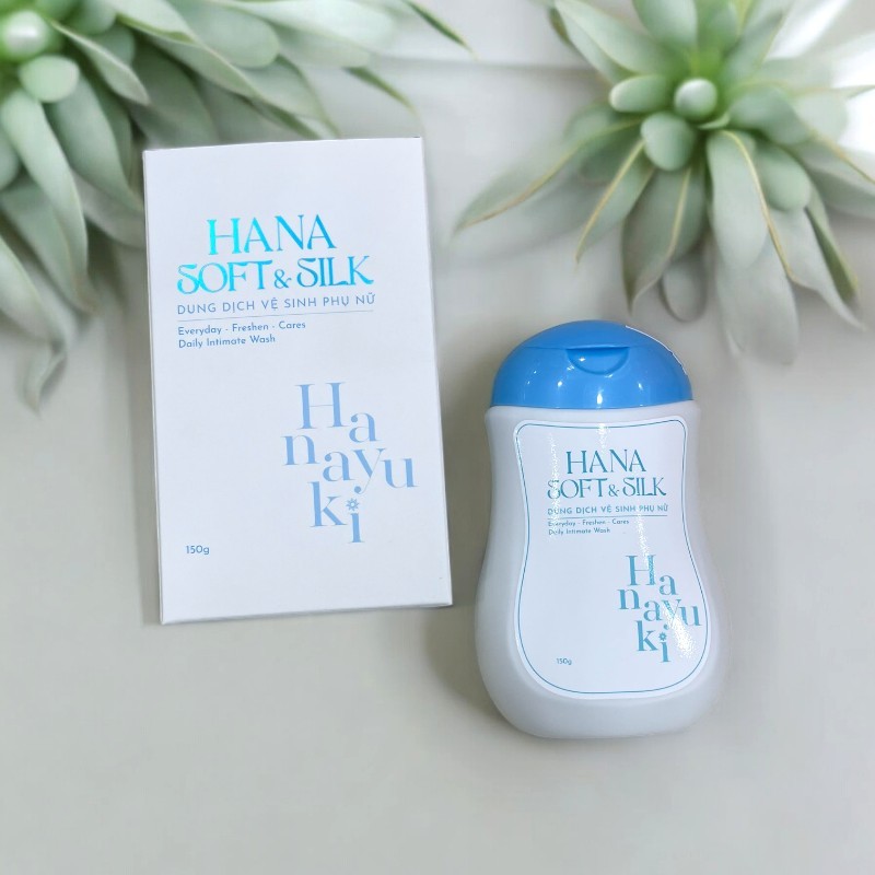 (Hàng thật) Dung dịch vệ sinh Hana Soft Silk - Dung dịch vệ sinh phụ nữ Hanayuki chính hãng