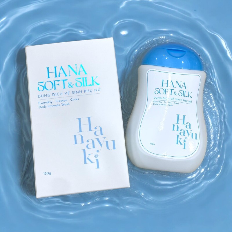 (Hàng thật) Dung dịch vệ sinh Hana Soft Silk - Dung dịch vệ sinh phụ nữ Hanayuki chính hãng