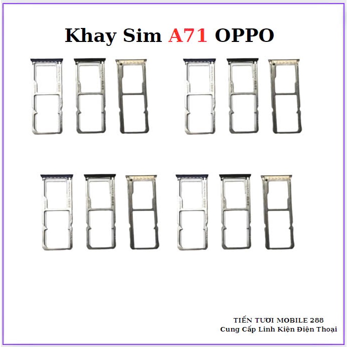 Khay Sim oppo A71,thay thế