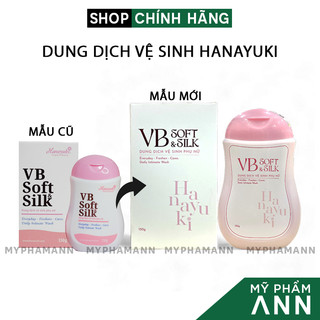 (Hàng thật) Dung dịch vệ sinh VB Soft Silk Hanayuki màu hồng chính hãng -Dung dịch vệ sinh Hana hồng