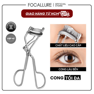   Tặng Đệm Cao Su Thay Thế  FOCALLURE Dụng Cụ Bấm Lông Mi Giúp Hàng Mi Cong 32g 