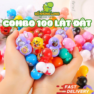  Combo 100 Con Lật Đật Mini Đồ Chơi Cho Bé Nhiều Mẫu Si Lật Đật Mini Doraemon BỐ KHỦNG LONG 