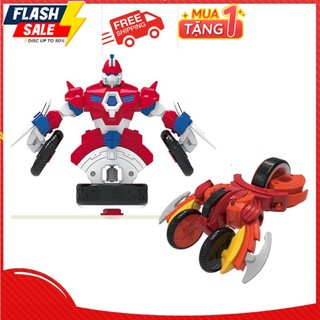 (1 TẶNG 1) Con quay Võ thần Giáp Sĩ cỡ lớn - Gụ quay võ thần Beyblade - Con quay biến hình - Robot biến hình