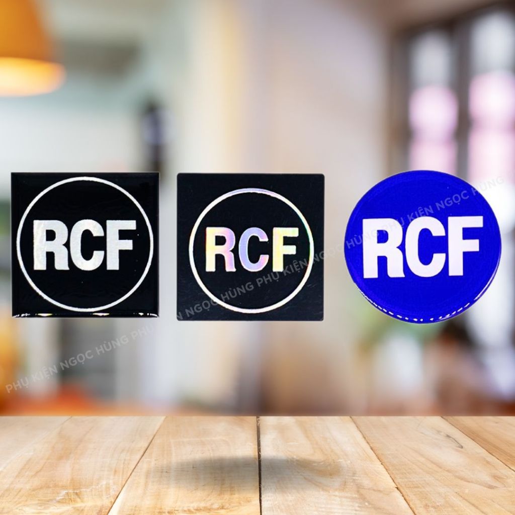 Logo Loa RCF Dán Loa Nhiều Mẫu - 2 Tem