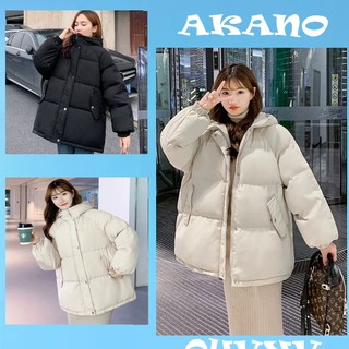 Áo khoác phao unisex nam nữ có mũ béo Hàn Quốc chuẩn loại 1