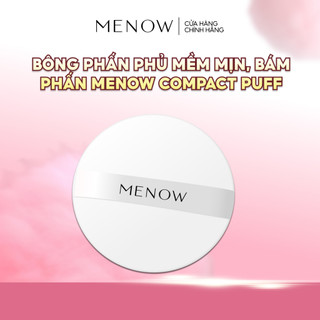 Bông phấn phủ mềm mịn, bám phấn menow compact puff