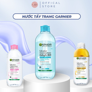 Nước tẩy trang Gar.ni.er Micellar Cleansing Water 400ml làm sạch sâu cho mọi loại da