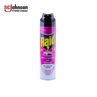 Combo 2 Bình xịt côn trùng RAID Không Mùi thoáng mát 600ml/bình