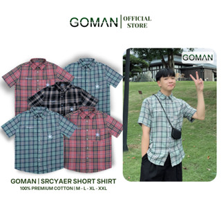  Áo sơ mi nam FLANNEL kẻ Caro thêu hoạ tiết ánh kim form OVERSIZE cộc tay thoải mái thoáng mát dễ phối đồ 