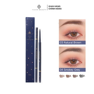 Bút chì kẻ lông mày xoay 1.5mm tự nhiên lâu trôi hai đầu chống nước