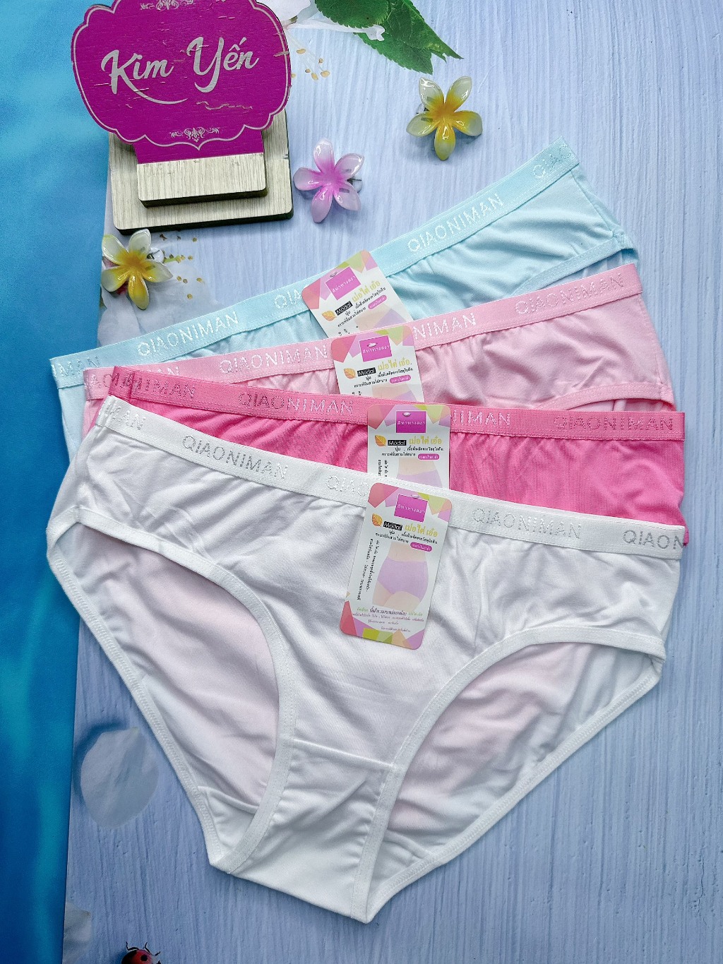 Combo 10 quần lót nữ, quần lót cotton Thái co giãn thoải mái từ 40-70kg (767) -kimyenmall