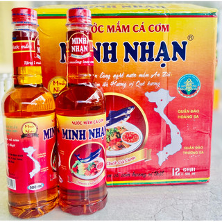 Nước mắm nhỉ cá cơm bình định - nước mắm nguyên chất minh nhạn 500ml