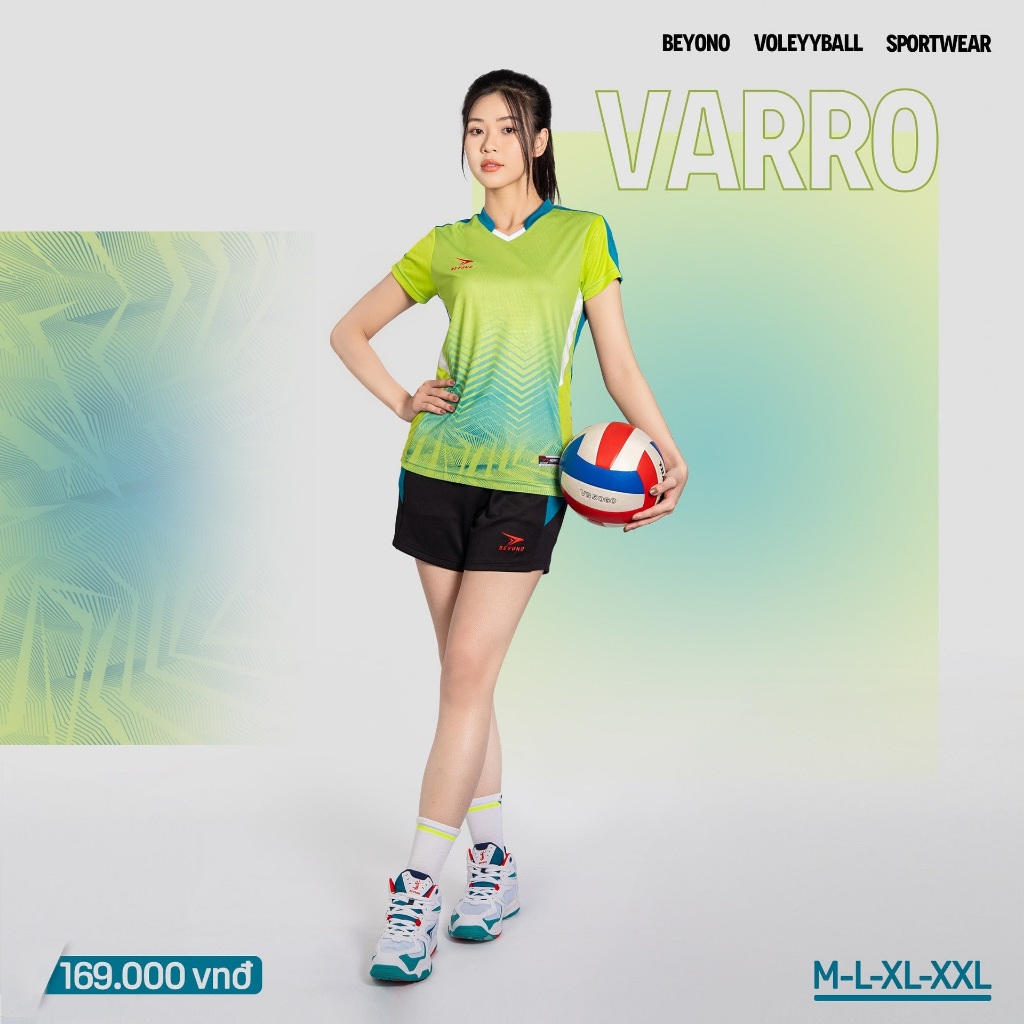 Quần áo bóng chuyền, Bộ đồ thể thao dành cho nam và nữ Beyono Varro - Dungcusport