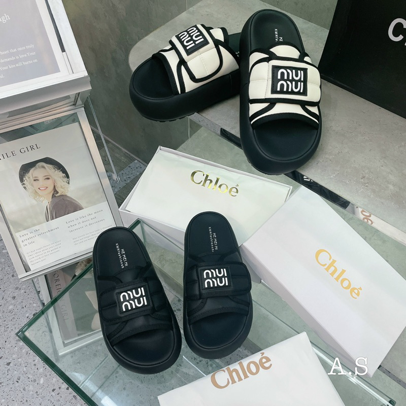 Dép lê quai miu đế đúc fullbox