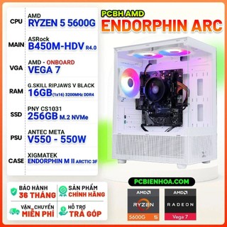Máy tính AMD 5600G B450M 16G 256G chính hãng