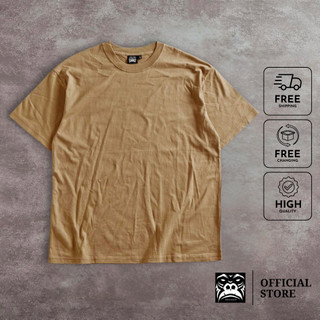 Áo Thun Nam Trơn Tay Lỡ Gori Basic Tee - Form Rộng -  Màu Tan Thiết Kế Unisex Cao Cấp
