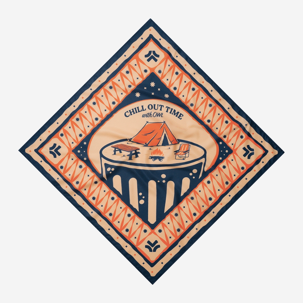 Khăn vuông Owlbrand Bandana Camping
