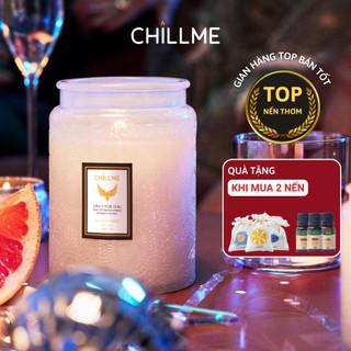 Nến thơm phòng tinh dầu chillme cao cấp quà tặng organic không khói dễ ngủ trang trí - LXR