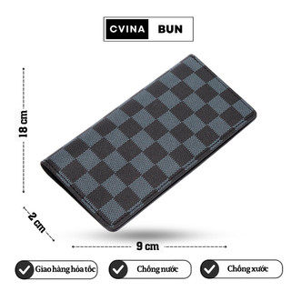 Ví cầm tay nhỏ gọn thời trang nam cao cấp Cvina_Official da pu chống nước, chống nhăn, sang chảnh, đẳng cấp, tiện lợi