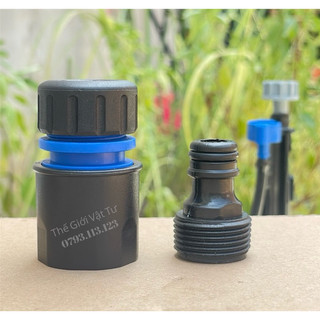 Đầu nối nhanh ống nước - dùng kết nối nhanh khớp nối nhanh với ống mềm phi 14-19 mm