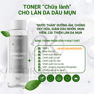 Dung Dịch Cân Bằng Da DrCeutics BHA 2% Basic, Standrad, Basic Toner 100ml/200ml Dr Khoa
