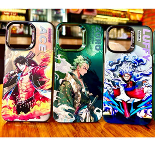 [GIAO TRONG NGÀY ] - Ốp Lưng Iphone One Piece - Ốp Lưng Luffy Zoro Ace Lưng Nhám Viền Dẻo