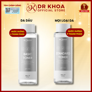 Nước dưỡng drceutics basic & standard toner cân bằng da dưỡng ẩm da 200ml