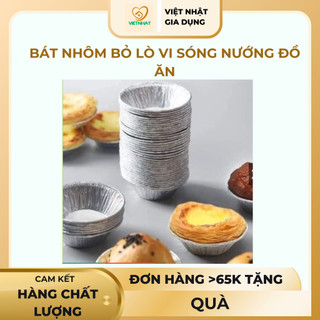 Bát nhôm bỏ lò vi sóng nướng đồ ăn, bát đựng thức ăn tiện ích