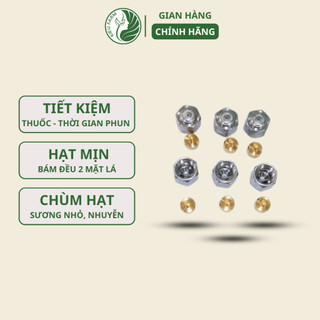 Đầu béc phun thuốc inox combo 3 cái _ kieu farm