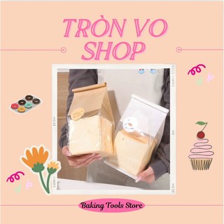 Túi giấy gấp mí nhỏ trắng , nâu size 13cm28cm
