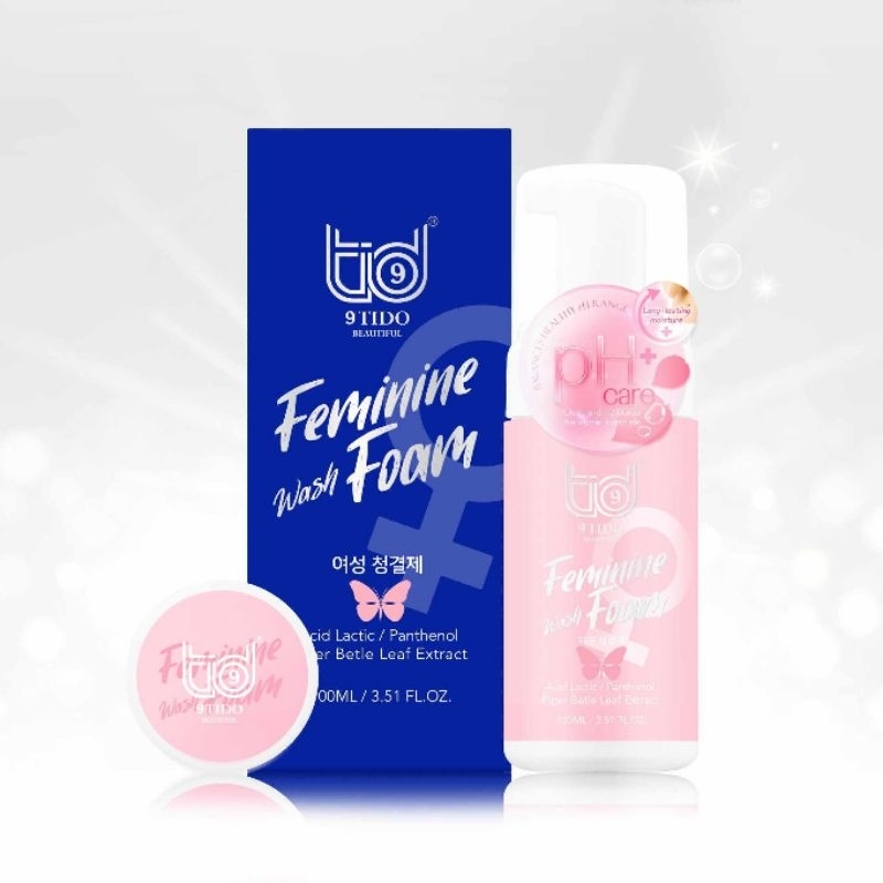 DUNG DỊCH VỆ SINH 9TIDO - FEMININE WASH FOAM 100ML.