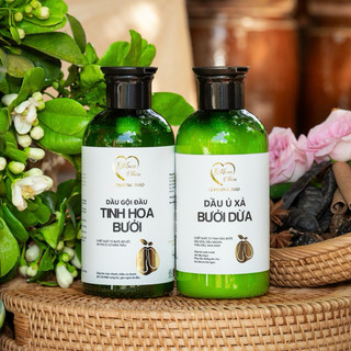 Dầu Ủ Xả Tóc Thiên Nhiên MOM SHIN 500ml, Phân Loại Tinh Chất Bồ Kết Thảo Mộc - Tinh Chất Bưởi Dừa