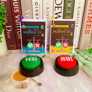 Học liệu dạy trẻ hành vi Đúng Sai thông qua hình ảnh 110 thẻ Autismshop