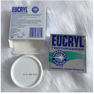Bột tẩy trắng răng Eucryl Toothpowder 50 gam