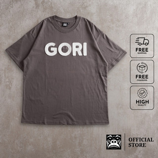 Áo Thun Nam Tay Lỡ Gori Tee - Season 5 - Form Rộng - Màu Xám Họa Tiết Nổi Chất Liệu Cao Cấp