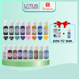 Màu pha resin epoxy, màu resin uv dạng đục không mùi lên màu chuẩn