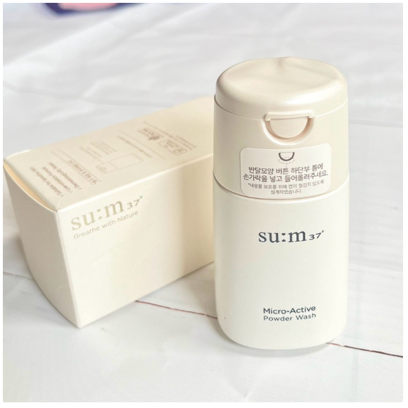 Bột rửa mặt siêu mịn Su:m37 Micro-Active Powder Wash 60gam - Chính hãng LGVina