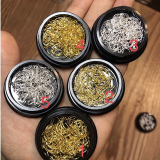 Hũ phụ kiện que đính móng nail hũ phụ kiện mix