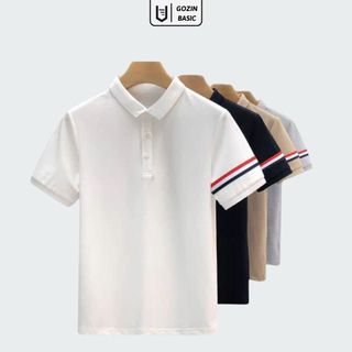 Áo Polo Nam GOZIN BASIC chất thoáng khí thoải mái vải cotton trơn -JA05
