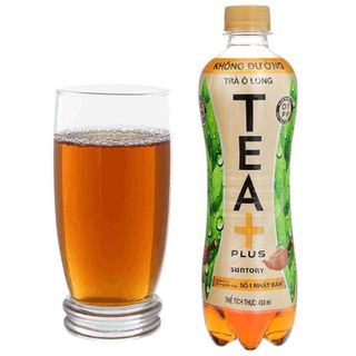 Trà ô long không đường TEA+ PLUS chai 450ml