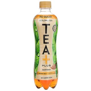 Trà ô long không đường TEA+ PLUS chai 450ml