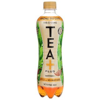 Trà ô long không đường TEA+ PLUS chai 450ml