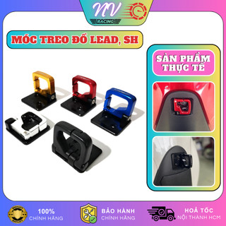 Móc treo đồ sh, lead nhôm cnc 125i 150i 350i, móc treo đồ xe sh, lead, sh mode việt ý tải trọng lớn